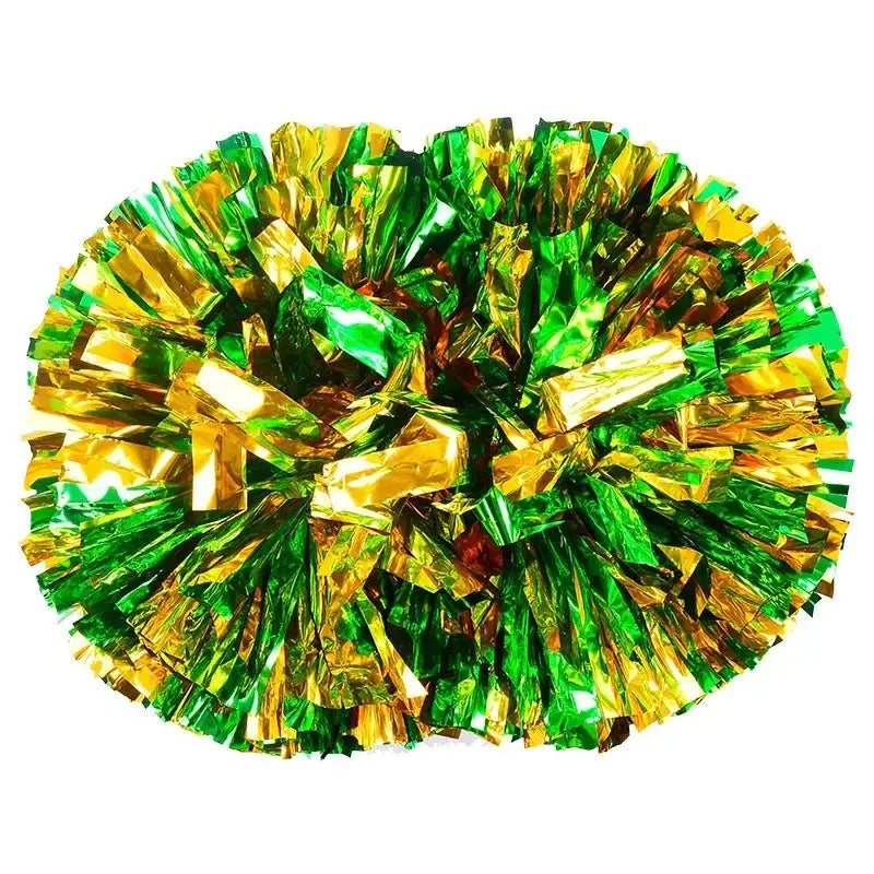 Large Cheerleading Pom Poms With Handle Cheer Balls Big Gold Silver Red Yellow Blue For Women And Kids Accessories