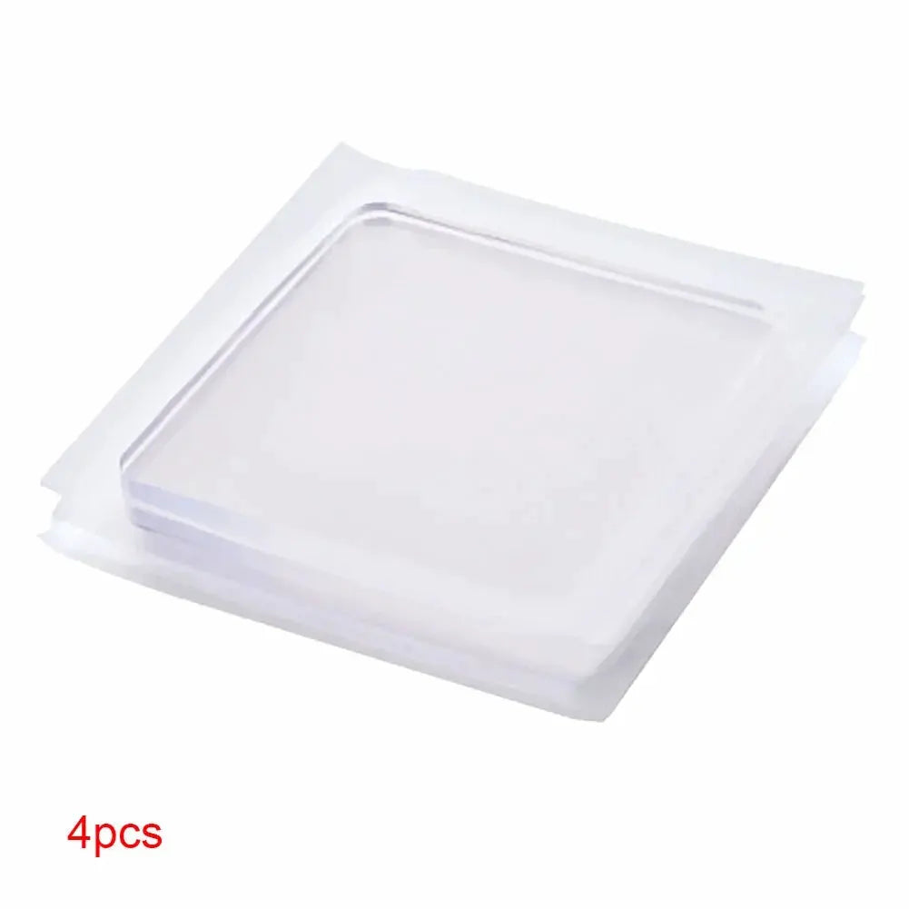 4pcs Simples Market transparent silicone anti-vibration mats for washing machines