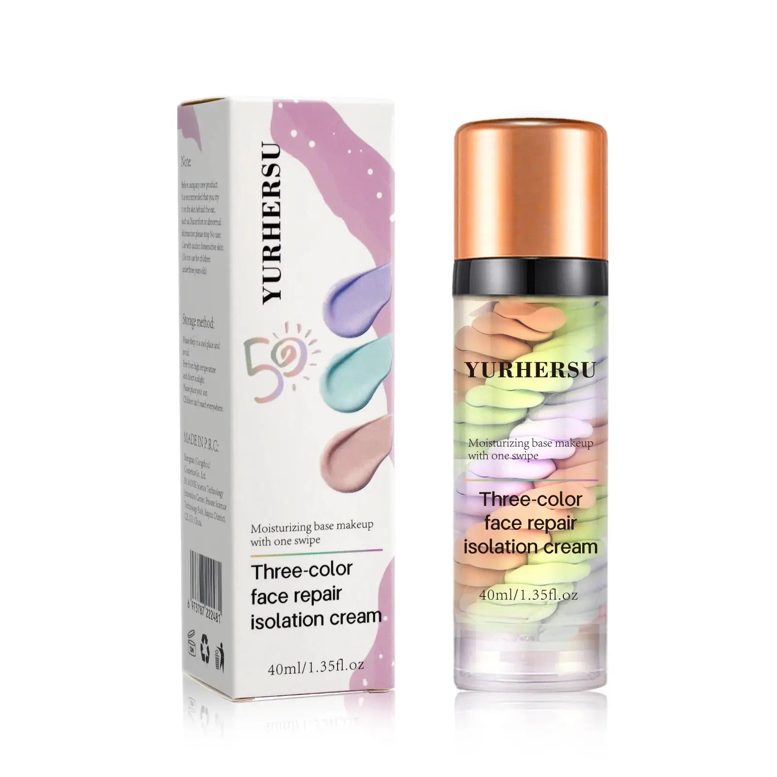 Three Color Press Release Cream Concealer Makeup Base Brightening Hydrating Formula For Flawless Complexion