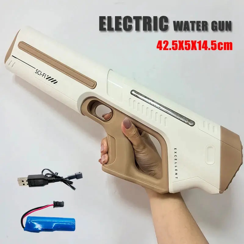 Automatic Firing High Pressure Electric Water Gun For Kids Summer Outdoor Pool Fight Games Water Toy Gift