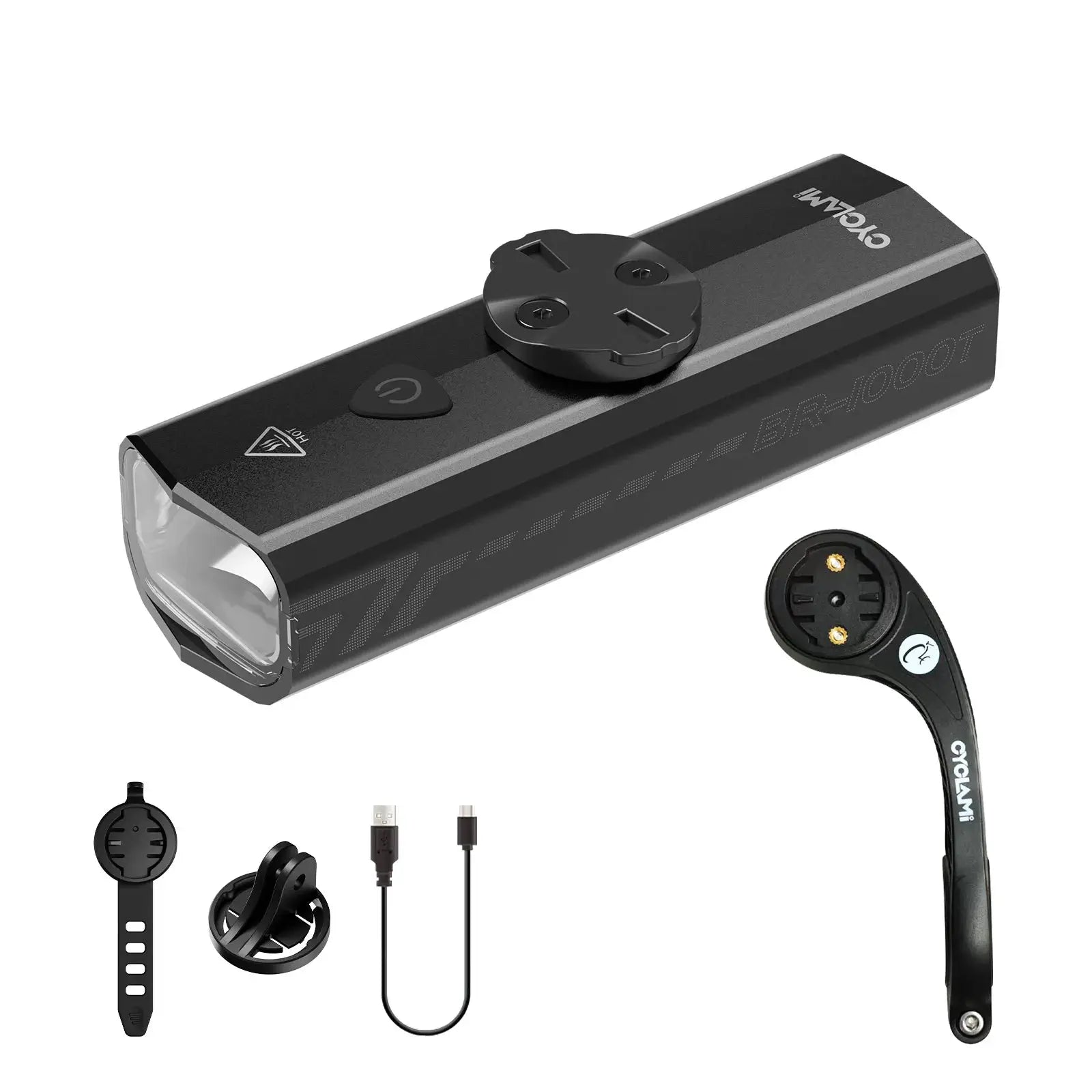 CYCLAMI 1000 Lumen Rechargeable Waterproof Front Bike Light Aluminum Ultralight Headlight