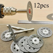 12 Piece Set 22mm HSS Cutting Discs For Dremel Rotary Tool Metal Cut Off Circular Saw Blades