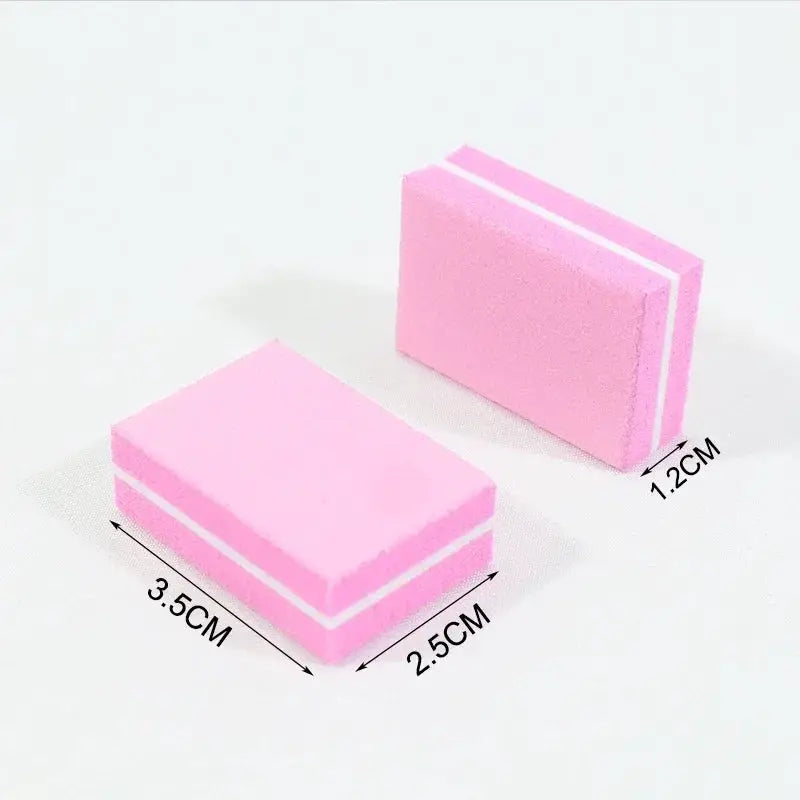 10 To 100 Pcs Mini Buffing Sanding Files Block For Manicure Pedicure Nail Art Buffer Polish Tools
