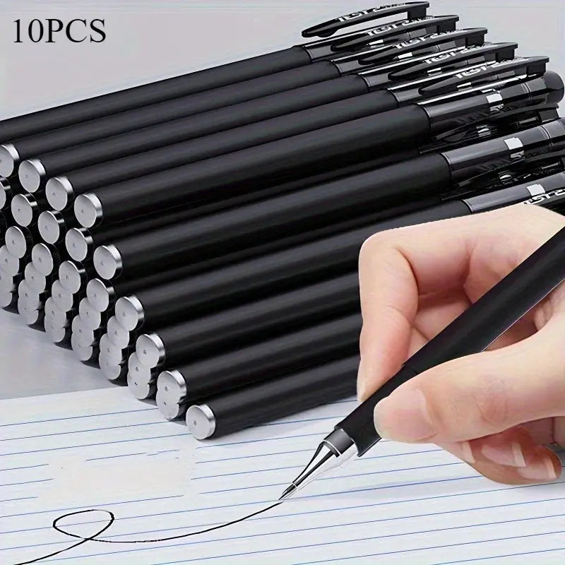 5/10/20 Pack Quick Dry Gel Pens 0.5mm Fine Tip Black Ink For Office And School Use