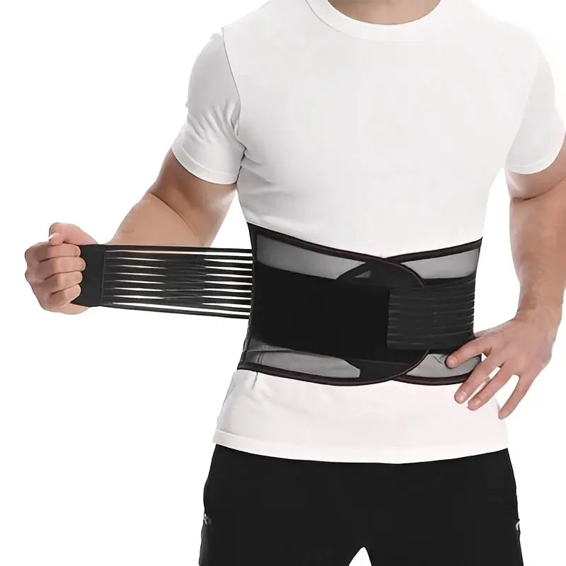 Adjustable Shapewear Corset Belt Waist Trainer For Slimming Breathable Mesh Lumbar Support Back Protector