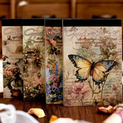 Mr Paper Garden Whisper Series Material Book 4 Styles 100 Pcs Bottoming Paper For Scrapbooking And Journaling