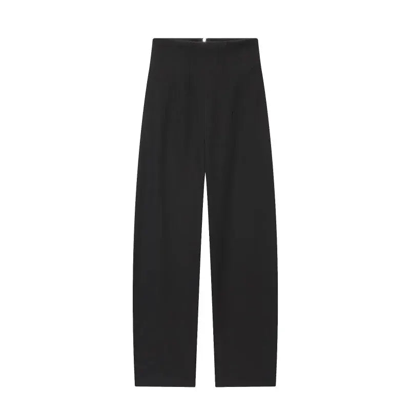 ETJ 2025 women's slim suit trousers, black, Simples Market