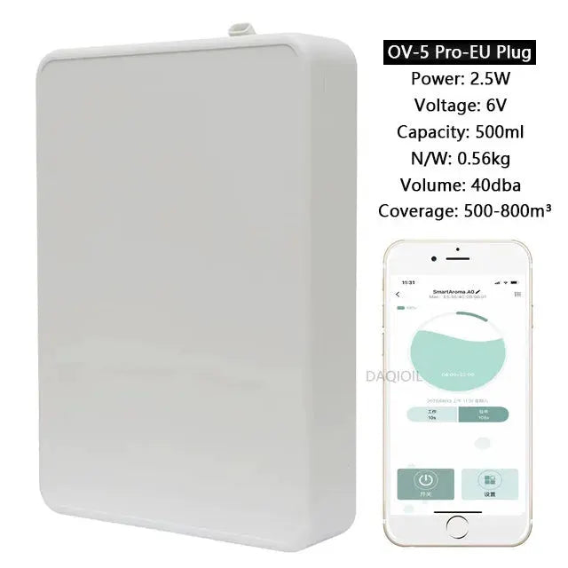 500ML Capacity Smart Scent Air Machine Waterless Essential Oil Diffuser For Home Office And Professional Air Freshener