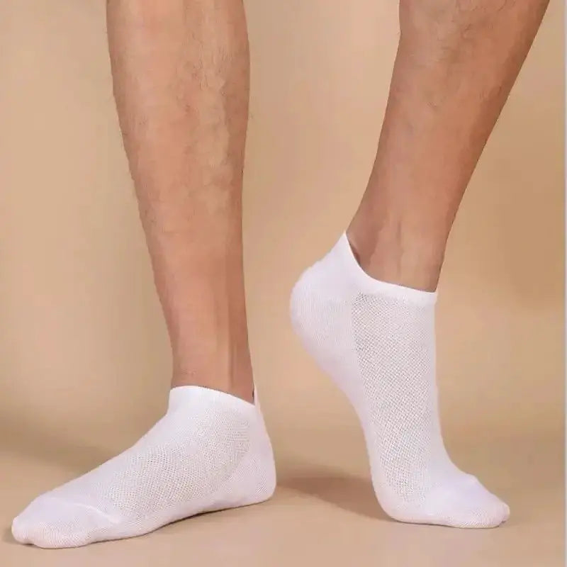 Unisex Casual Boat Socks Low Cut Ankle Socks Thin Breathable Anti Odor Sweat Absorbing Comfortable Everyday Wear