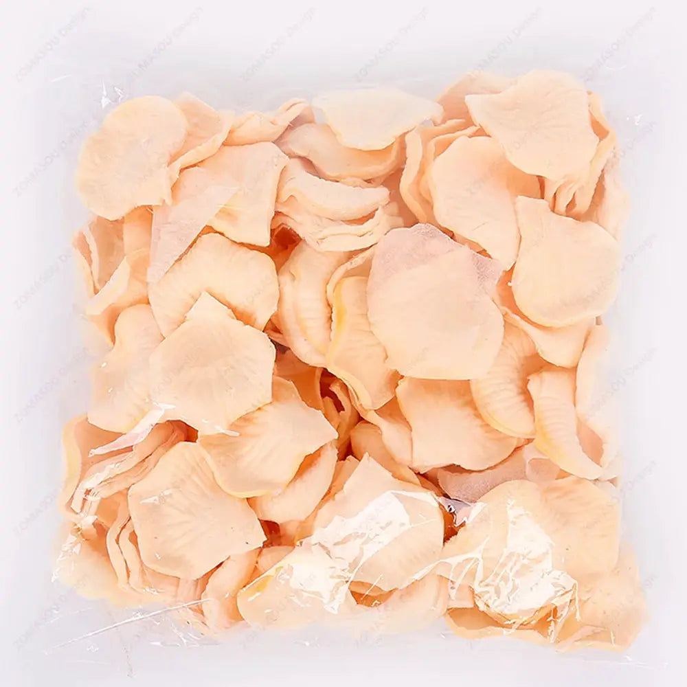 Colorful Artificial Rose Petals 100 To 10000 Pieces Red White Gold Nonwoven Silk Like Fabric Wedding Party Valentine Decor