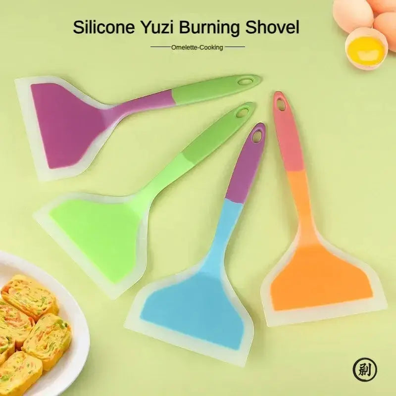 Tamagoyaki Spatula Silicone Nonstick Thick For Egg Yaki Japanese Omelette 1 Unit