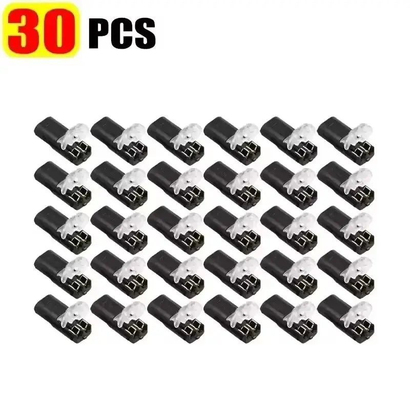 2 Pin Waterproof Automotive Electrical Connector Kit for Car Wiring Plug Strip Terminal Connection Tools
