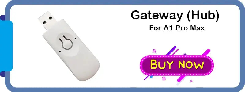Gateway (Hub) for A1 Pro Max USB dongle; white device with circular button