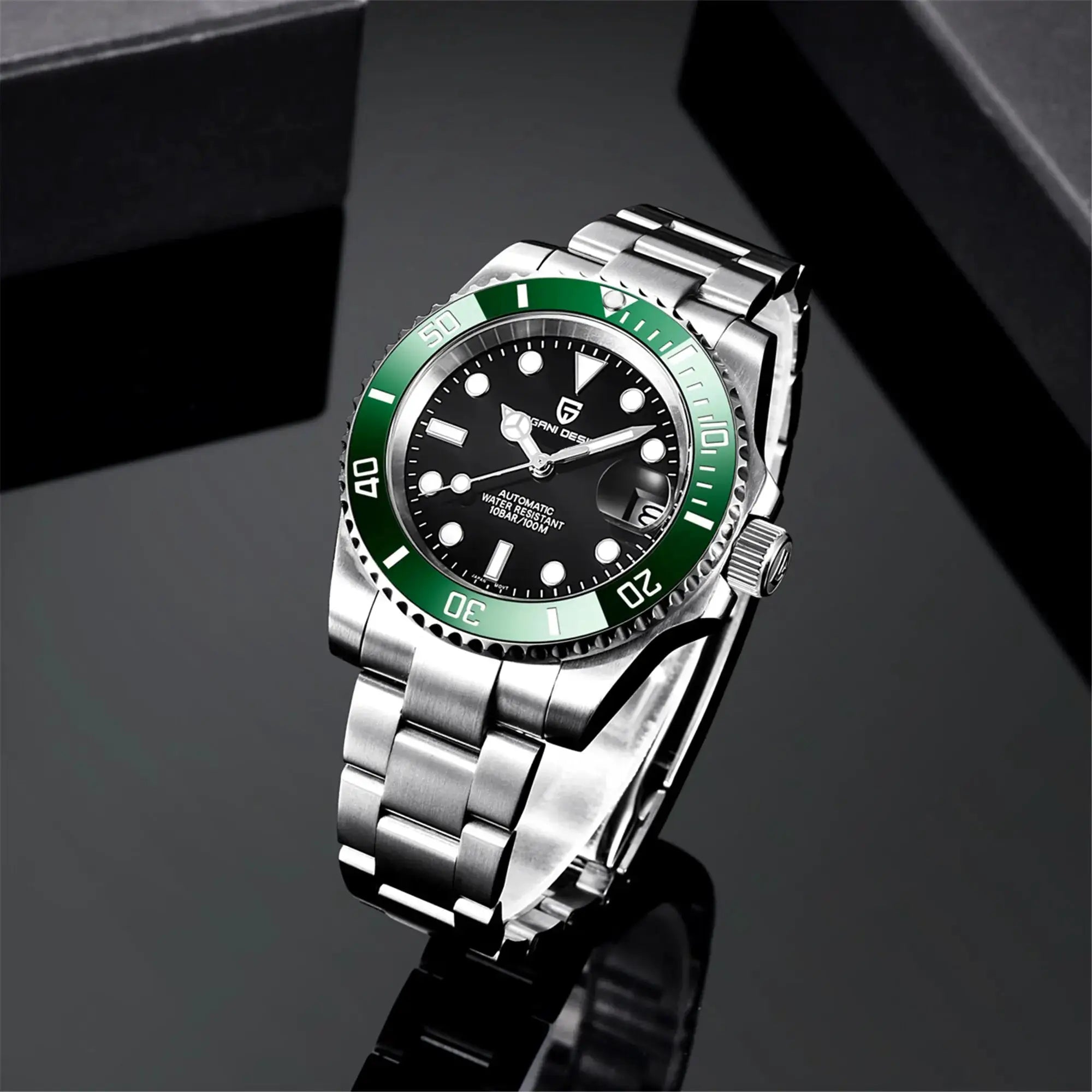 PAGANI DESIGN 2026 Mens Automatic Mechanical Watch 40mm Stainless Steel Waterproof Miyota 8215 Relogio
