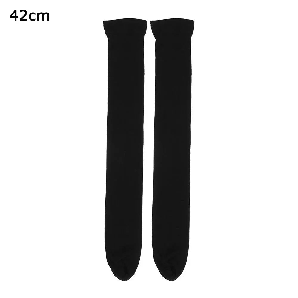 Women Black Opaque Tights 120D Seamless Pantyhose Winter Warm Nylon Stockings Footed Thick