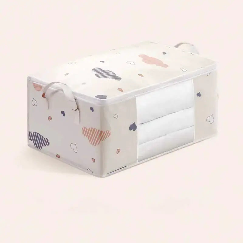 QuiltGuard All In One Clothes Storage Bag Large Capacity Dustproof Moistureproof Organizer For Home And Moving