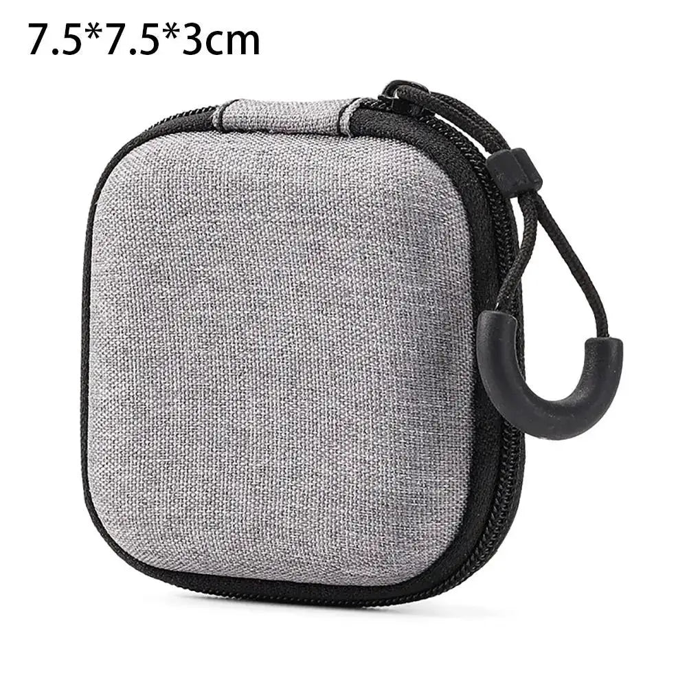 NovaGuard EVA Storage Bag Pouch Compact Zipper Case For AirPods Earphones Phones And Charging Cables