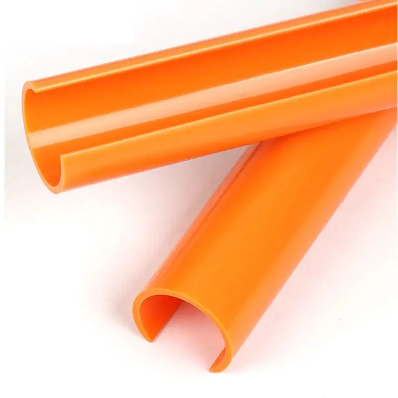 Pair of orange plastic front grille trim strips for BMW F-series cars