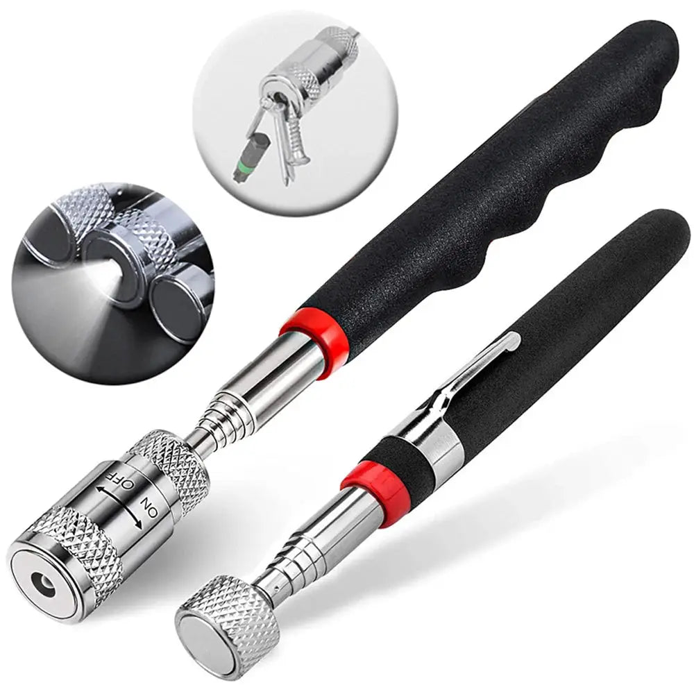 Extendable Magnetic Pickup Tool Telescopic Rod Mini Portable Magnet Pen For Picking Up Screws Nuts Bolts