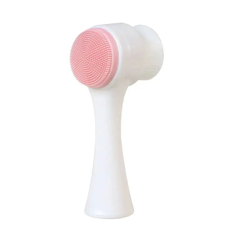 Lumina 3D Double Silicone Facial Cleansing Brush For Gentle Exfoliation Deep Pore Cleansing And Radiant Skin