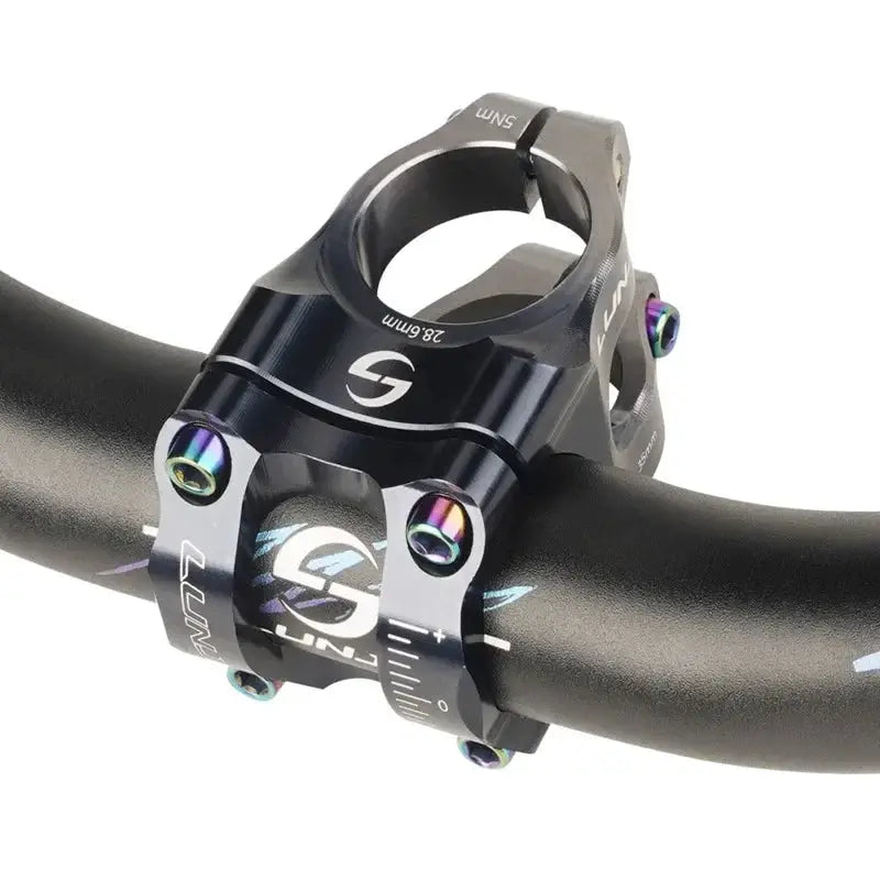 CNC Mountain Bicycle Stem 31.8mm Short Power Riser For MTB And Road Bikes High Strength