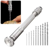 Mini Hand Drill 0.8 To 3.0mm Pin Vice For Watchmaker Precision Woodworking And Watch Repair Tools