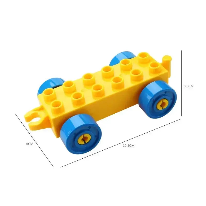 Big Building Blocks Compatible With Large Bricks Road Plates Car Parking Fuel Station Traffic Educational Toys For Kids