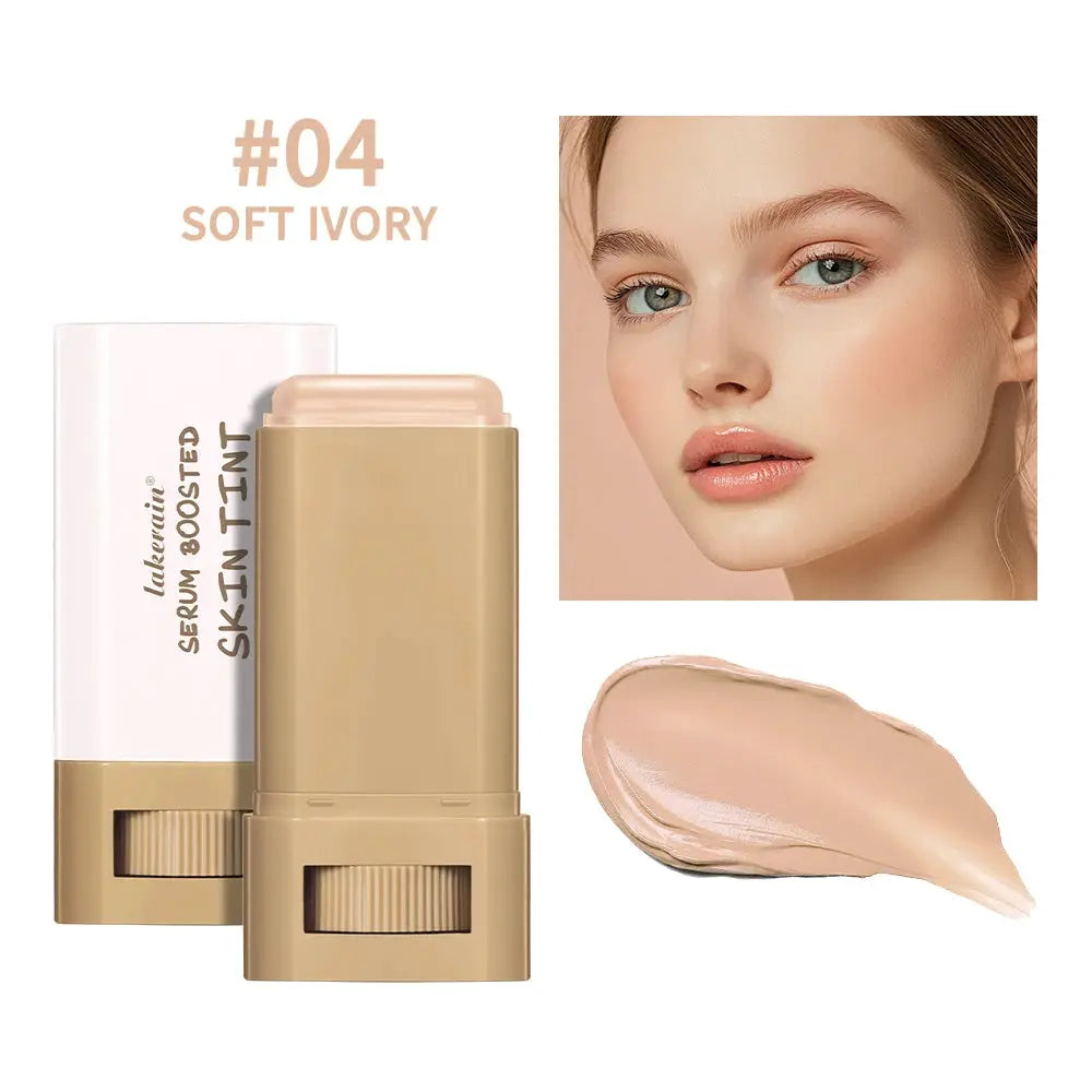 LuminaSkin Skin Tint Foundation Stick Serum Boosted Hydration High Coverage for Natural Plump Finish