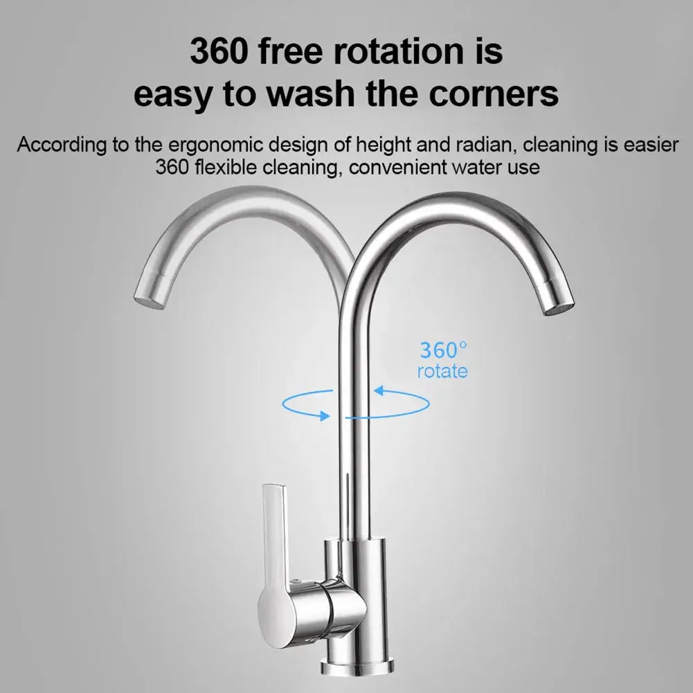 Kitchen faucet by Simples Market, stainless steel pull-out mixer with single lever