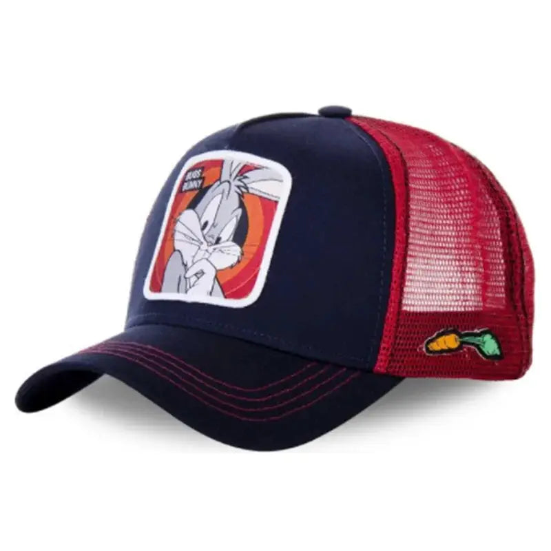 Unisex Anime Cartoon Patch Baseball Cap High Quality Trucker Hat Men Women Sun Shield