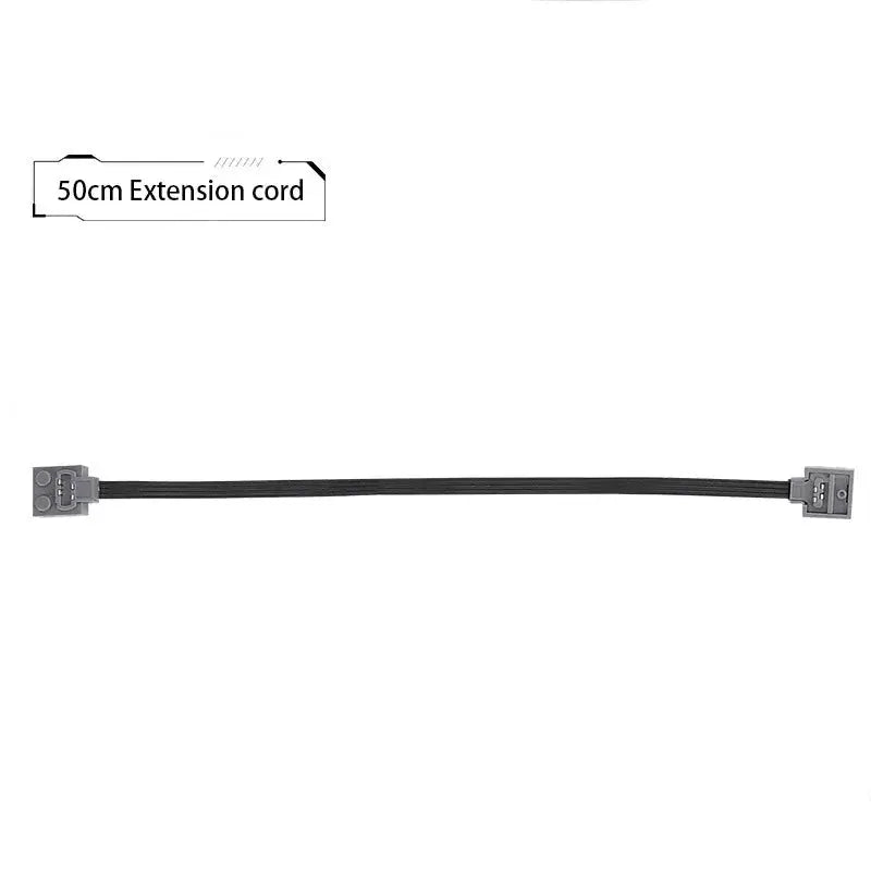 Electric Motor Set for MOC Remote Control Cars with Lithium Battery Box Connectors and Led Lights