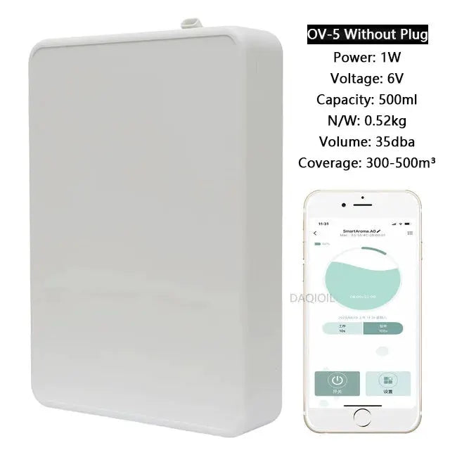 500ML Capacity Smart Scent Air Machine Waterless Essential Oil Diffuser For Home Office And Professional Air Freshener
