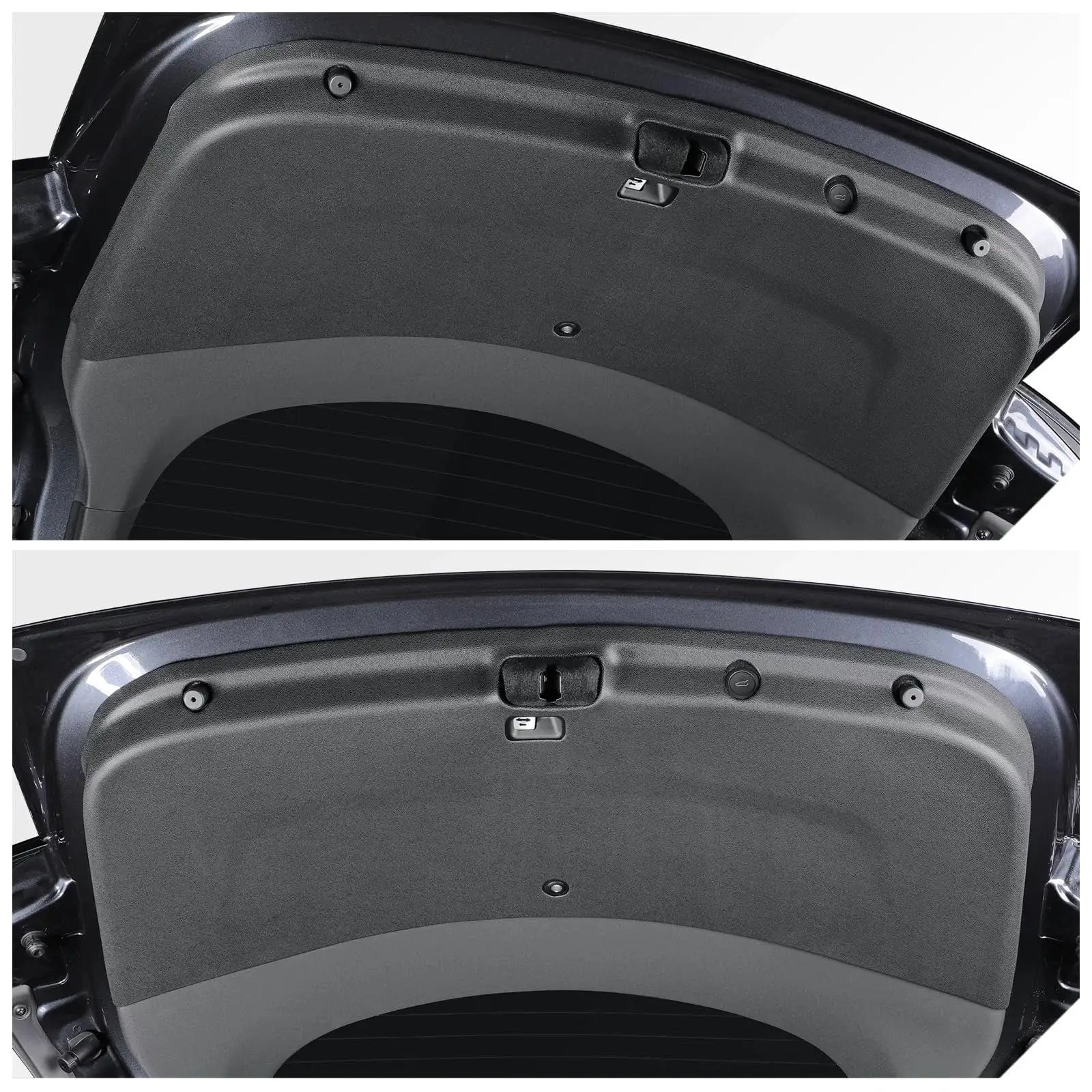 Trunk mat for Tesla Model Y Juniper 2025–2026; dark gray rear cargo protective pad