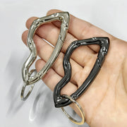 Tomahawk Shaped Keychain Zinc Alloy With Key Ring Y2K Pendant Accessory For Waist Styling And Bag Decoration