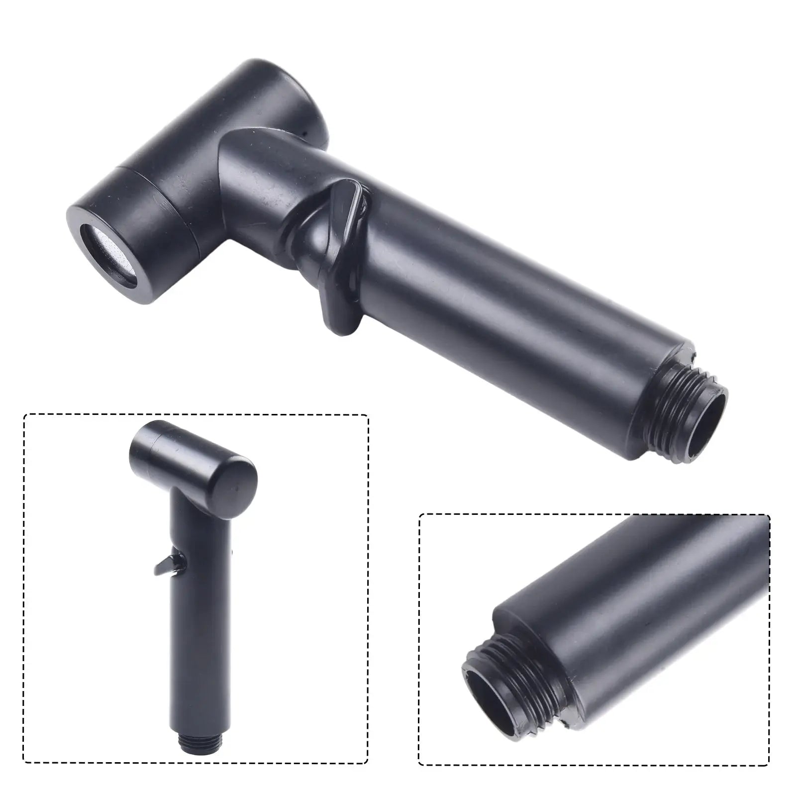 Simples Market ABS handheld bidet spray shower head in black for bathroom use