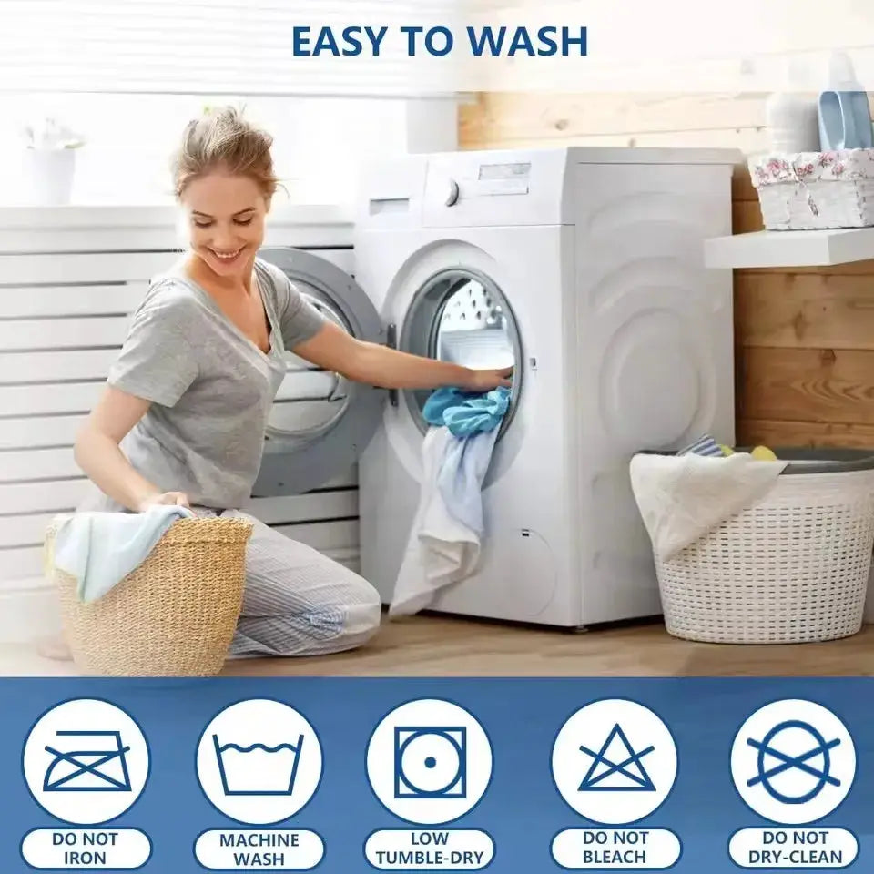 TPU waterproof bed pad cover for adults and babies; machine washable and easy to care for