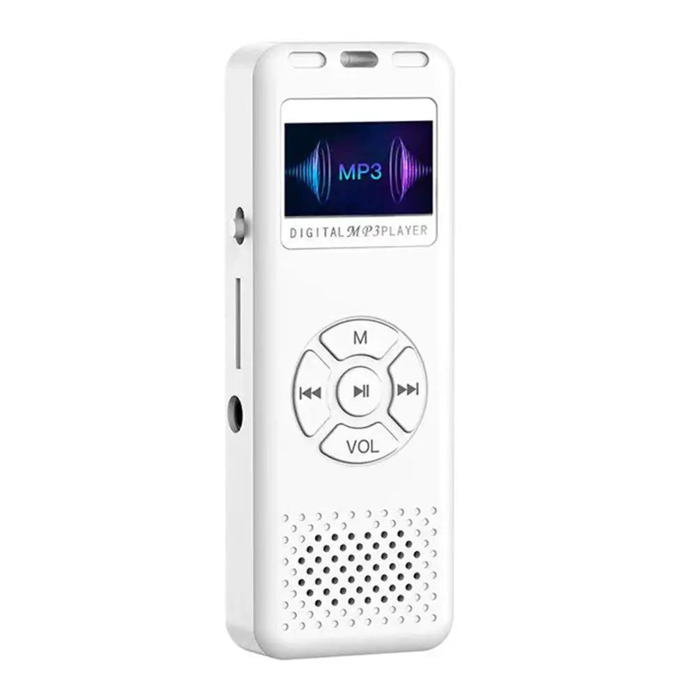 Mini Digital Voice Recorder With MP3 Player And FM Radio HiFi Sound Quality Compact Portable Recorder For Travel