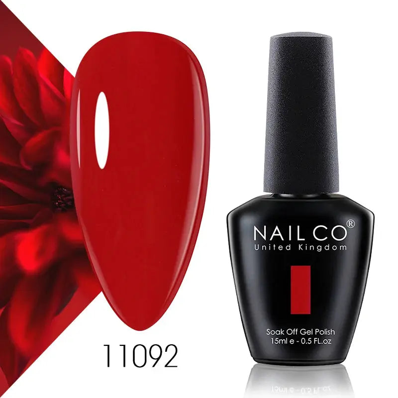 Nailco 131 Colors Gel Nail Polish LED Gel 15ml Vibrant Long Lasting Hybrid Varnish For Manicure