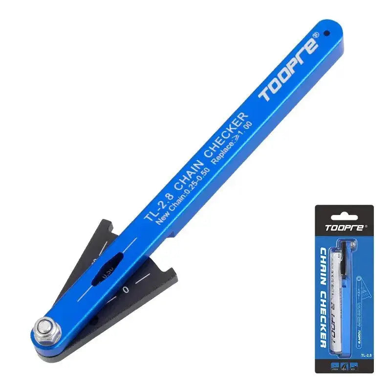 TOOPRE Bicycle Chain Wear Measuring Device and Stretch Detection Ruler for Mountain and Road Bikes