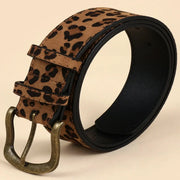 Boho Style PU Leopard Print Belt For Women Slim Fit Dress Accessory Durable And Comfortable