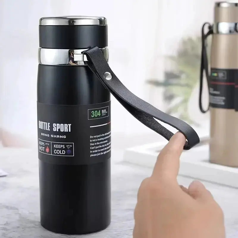1L Stainless Steel Vacuum Flask Thermos Bottle Keeps Hot And Cold Water Tea Coffee