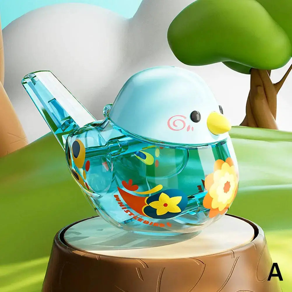 Colorful Bird Water Whistle Made From ABS Material Fun Pipe Toy For Kids Birthday Gifts And Accessories