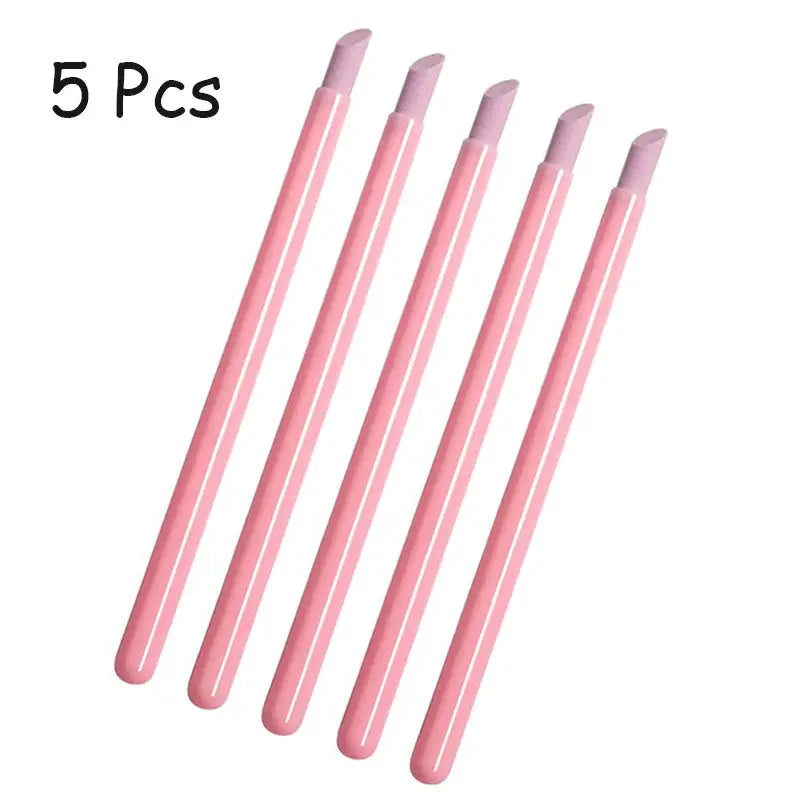 Quartz Grinding Pen Nail Art Set Cuticle Scissors Dead Skin Remover UV Gel Polish Removal Manicure Files Tools