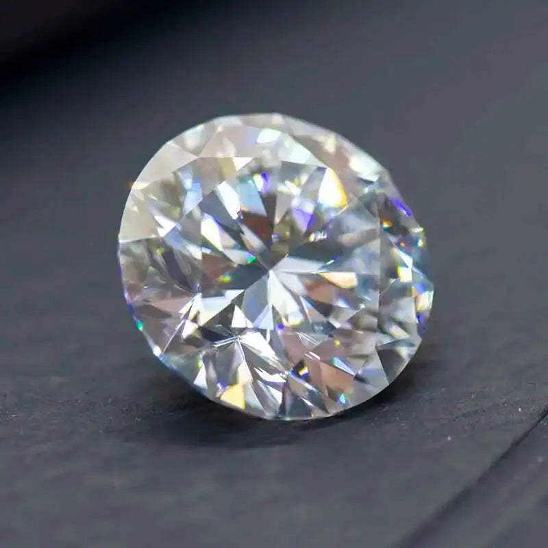 Moissanite Round Cut D Color VVS1 0.1ct-5ct DIY Necklace Earrings With GRA Certificate
