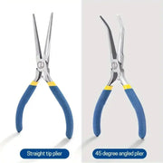 Two Pack 6 Inch Mini Needle Nose Pliers With Comfort Grip Handles And Long Nose Pliers For Handmade Crafts Jewelry Making