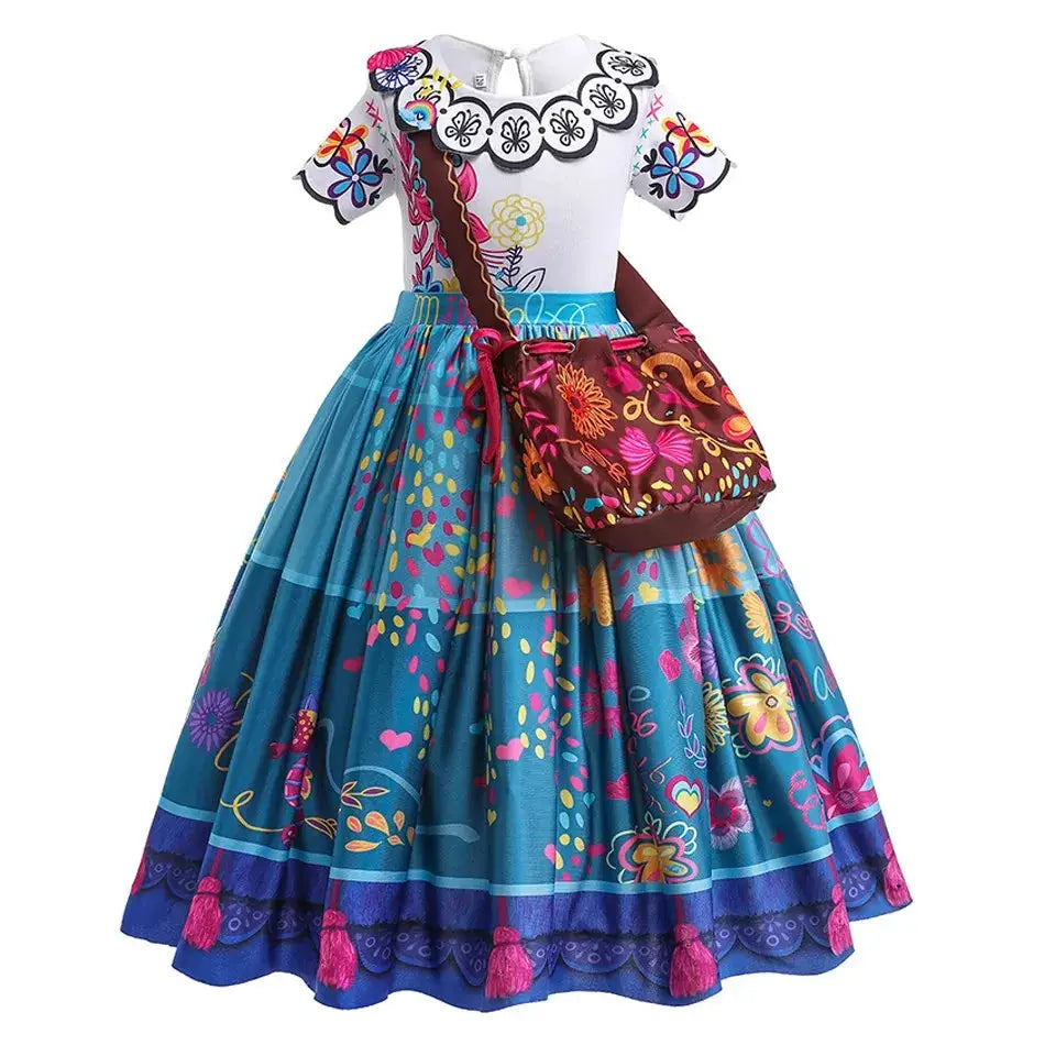 Girls Elsa Anna Rapunzel Jasmine Princess Dress Costume For Carnival Party Cosplay Halloween Christmas