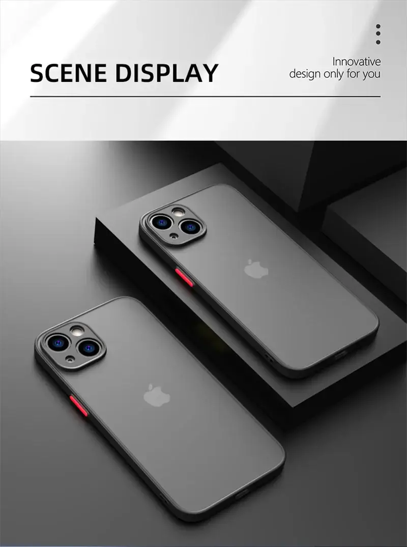 Jingjia Armor Bumper Shockproof Case for iPhone 15 Through 14 Pro XR XS Max 7 8 Plus SE 2020 Full Coverage Protection