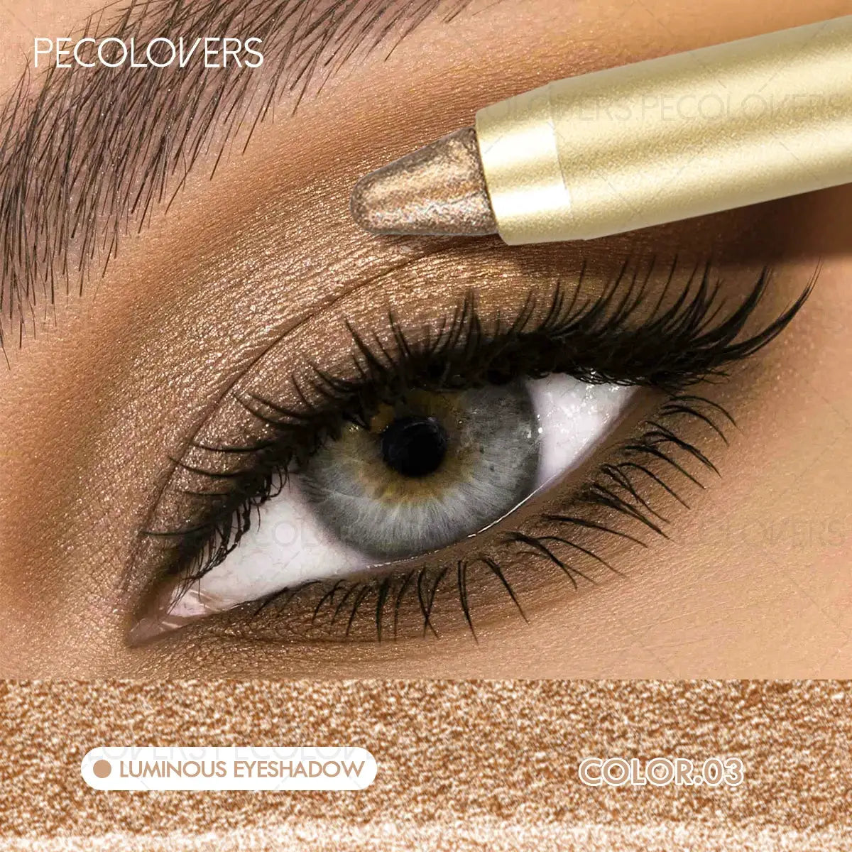 LuxeHue Dual Ended Eyeshadow Stick Glitter And Matte Finishes Smudge Proof Waterproof All Day Wear