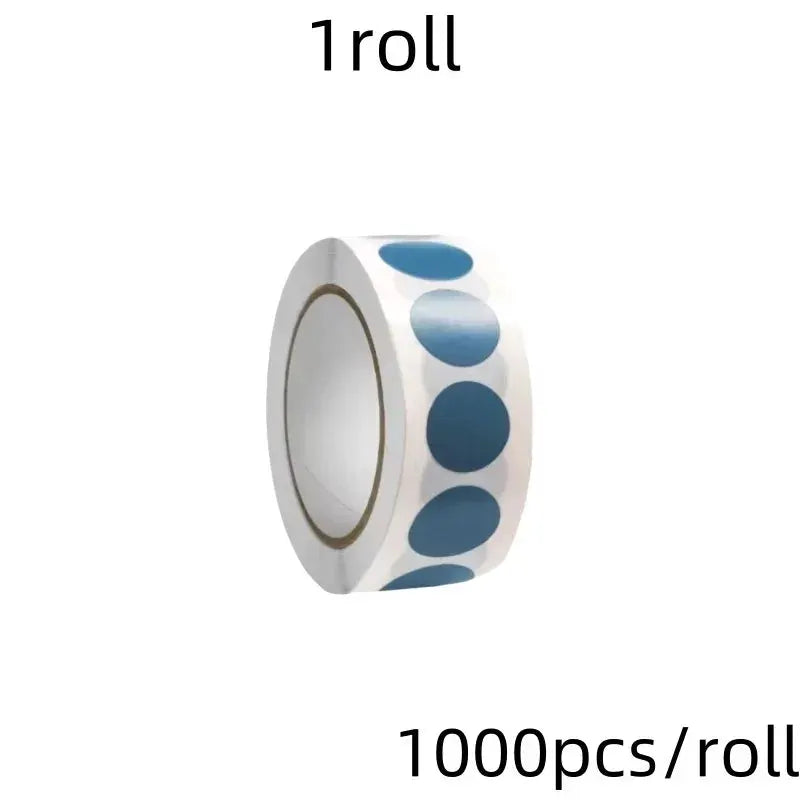 1000 Color Dot Label Stickers Coated Paper Round Sticker Rolls for Color Coding Kawaii Stationery Aesthetic
