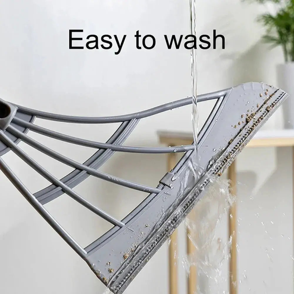 Simples Market silicone window cleaning squeegee broom in gray with water spray